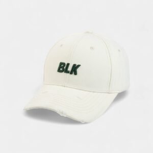 BLK Distressed Baseball Cap
