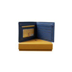 محفظة رجالية Louis Vuitton Multiple – نقشة Damier الأزرق والرمادي