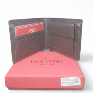 محفظة Valentino Garavani VLogo رجالية جلد – تصميم فاخر وعصري