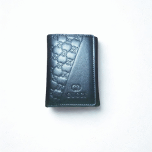محفظة رجالي  Gucci GG Supreme Black Leather Wallet