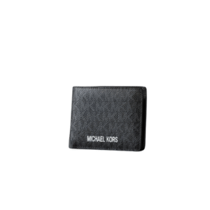 محفظة رجالي مايكل كورس اسود -Michael Kors Billfold Wallet with Coin Pouch
