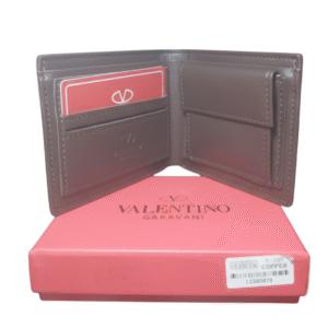 محفظة Valentino Garavani VLogo رجالية جلد – تصميم فاخر وعصري